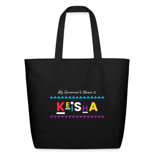 Eco-Friendly Cotton Tote - black