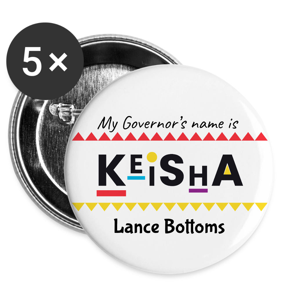 Buttons 3" ( 5-pack) - white