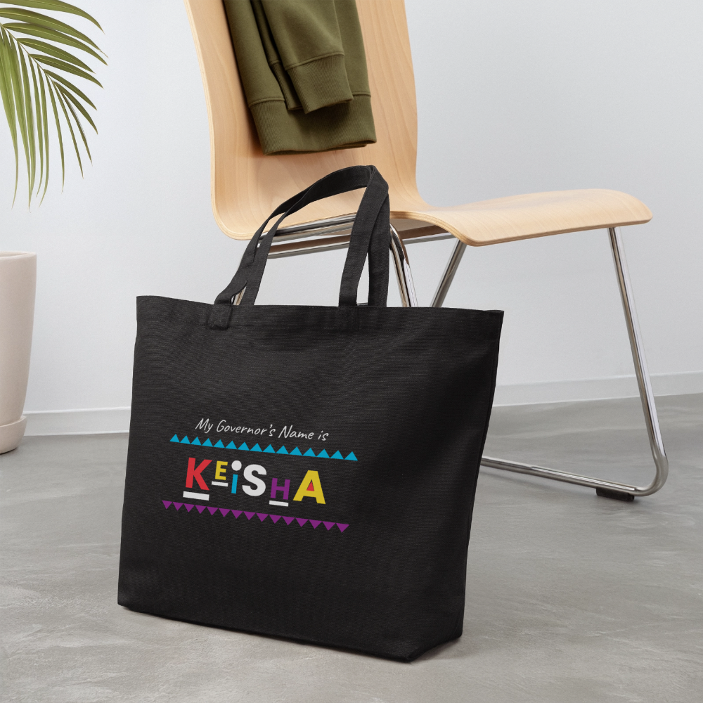 Eco-Friendly Cotton Tote - black